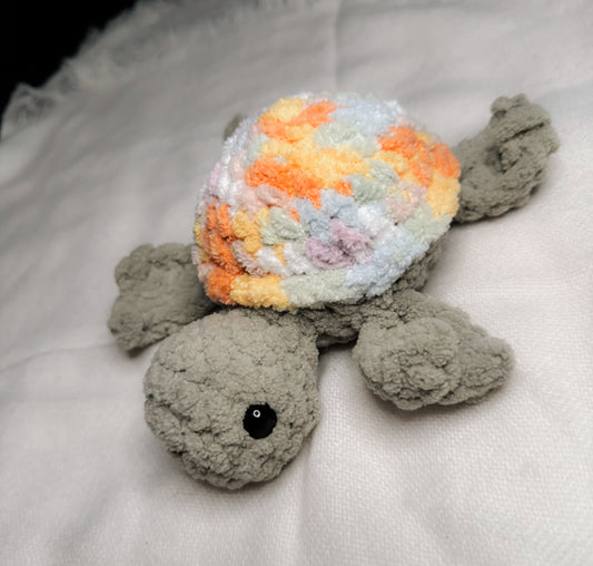 Rainbow pastel turtle