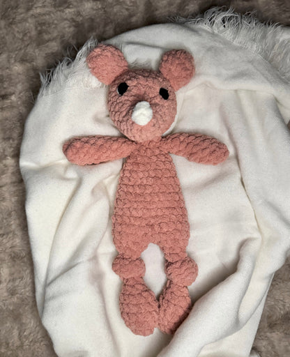 Pink bear snuggler